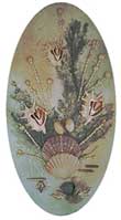 Shell Art Oval